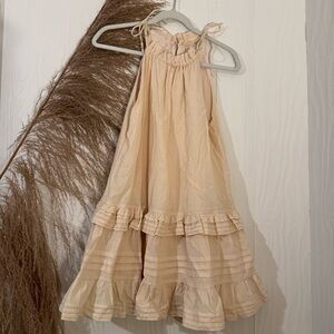 halter tiered dress